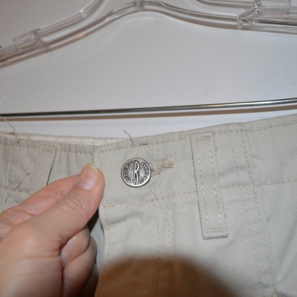 Riders Vintage USA Durable & Comfortable White Cream Denim Men Pants 10 M - Picture 7 of 9
